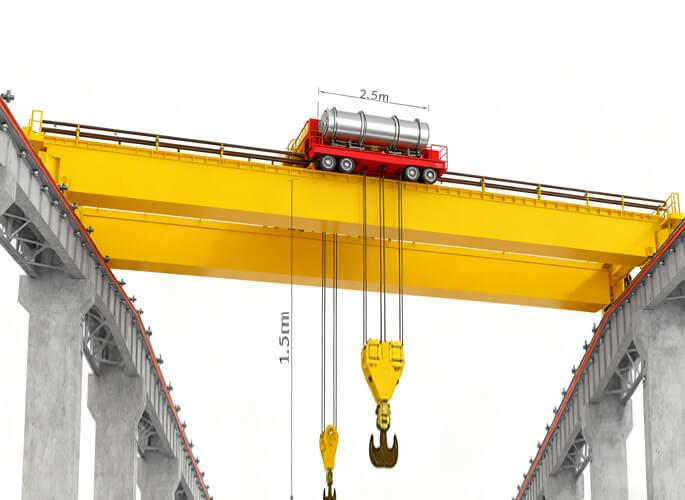 double girder bridge crane