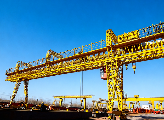 Truss double girder gantry crane