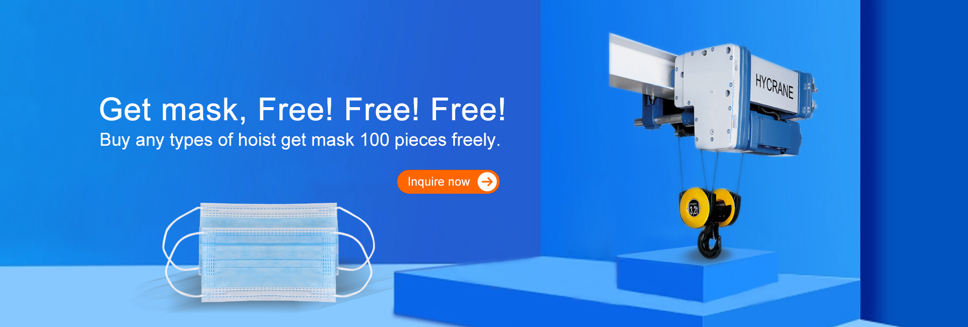 buy any type of hoist get free masks