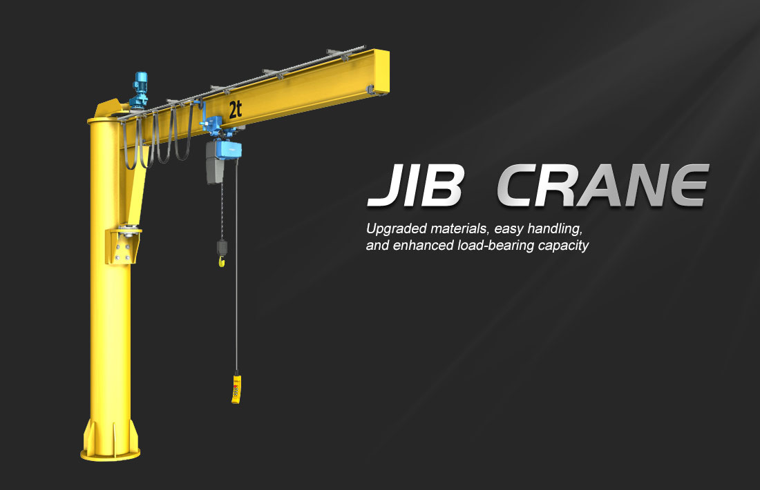 Electric jib crane banner
