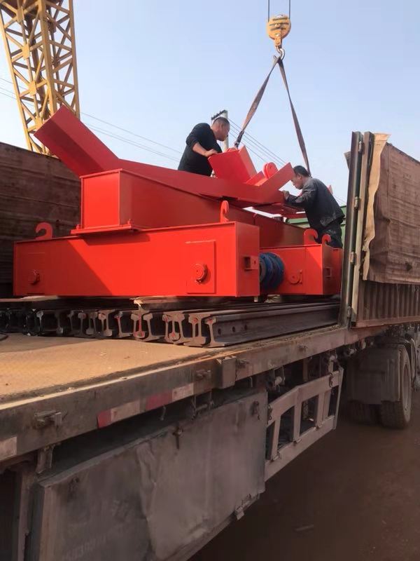 Indonesia Winch trolleys for 150t launcher girder crane