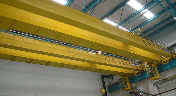 Europe type double girder overhead crane