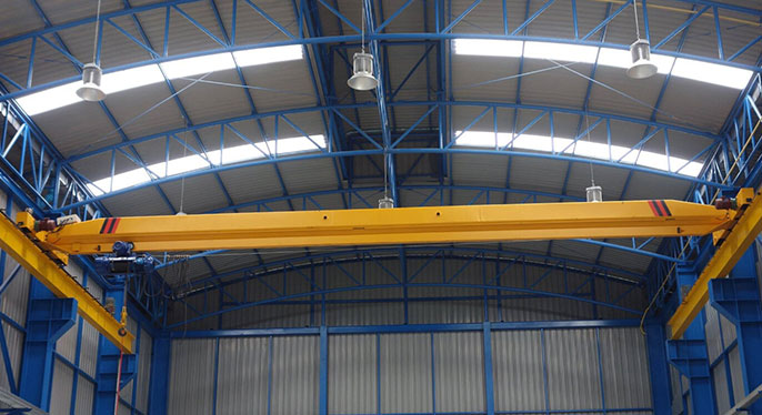 Single girder overhead crane