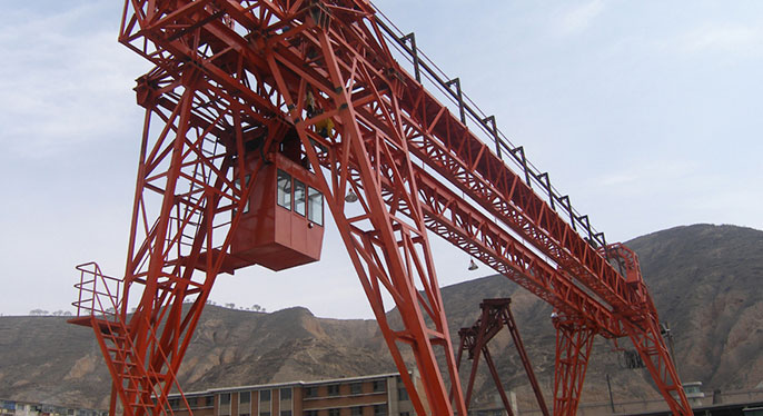 Truss double girder gantry crane