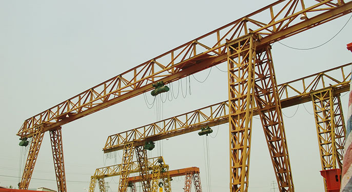 Truss single girder gantry crane