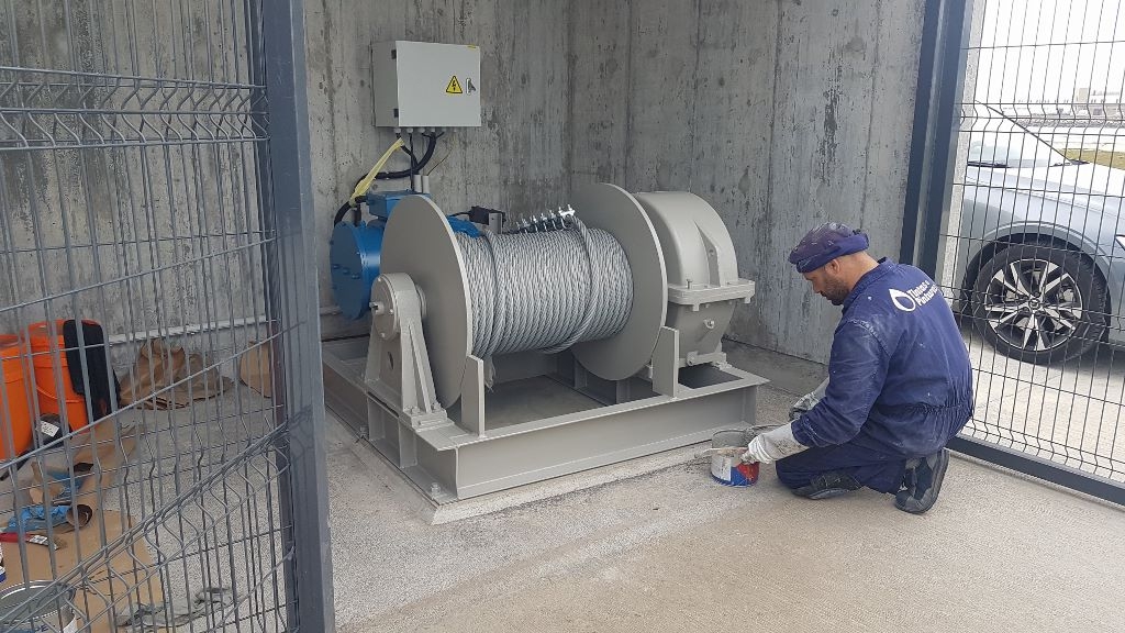 10 ton Electric winch project with our Spain client 3
